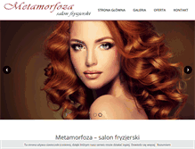 Tablet Screenshot of kursy-fryzjerskie.com